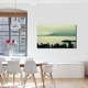 Tablou Canvas Vintage Aspect Retro Vegetatie pe lac 70 x 100 cm