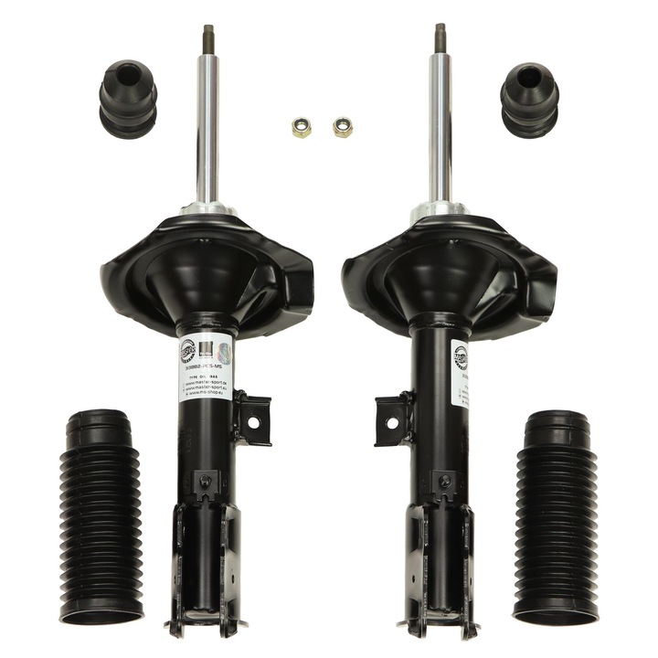 Amortizoare, Master Sport Germany, 2 bucati, pentru C-Crosser/Outlander II/Peugeot 4007, gaz, cu perne de cauciuc