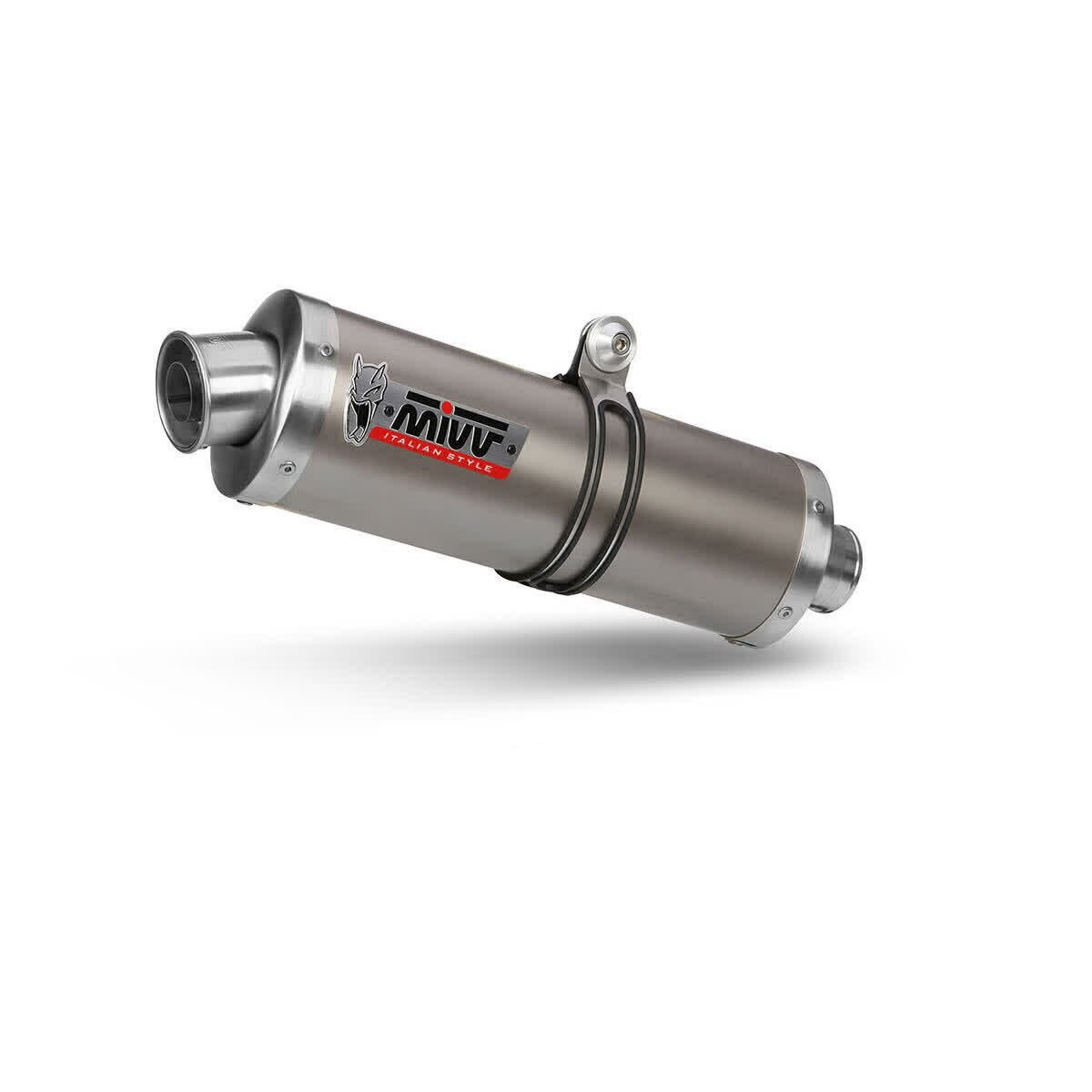 Toba Esapament MIVV Oval Bolt-On pentru Kawasaki ZX-6 R, titan