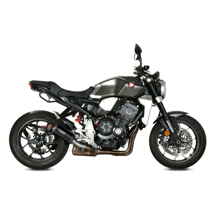 Toba Esapament slip-on MIVV Mk3, 304 inox, efect "Black Moon", pentru HONDA CB 1000 R