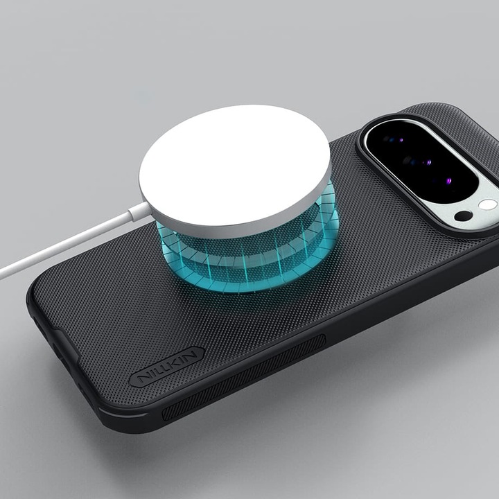 Husa, Nillkin Frosted Shield Pro Magnetic pentru Google Pixel 10 / 10 Pro, Negru