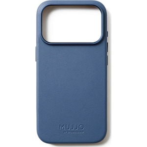 Husa, Mujjo Full Leather Case Mag pentru iPhone 17 Pro, Albastru