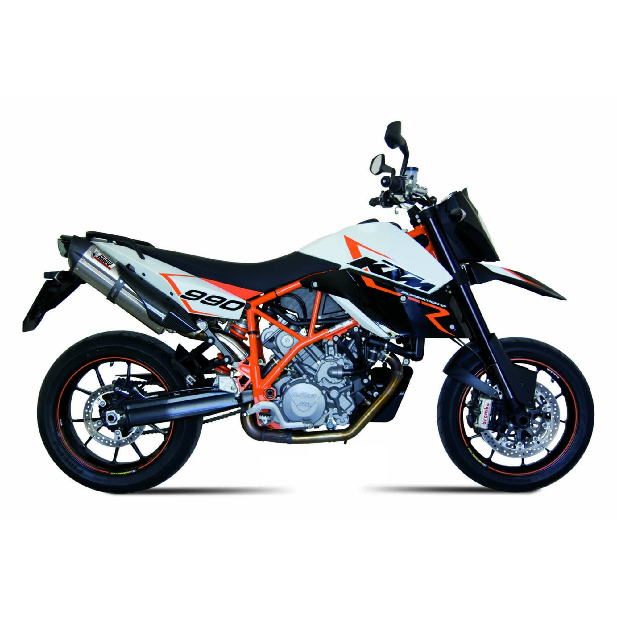 Esapament MIVV Suono dual din inox pentru KTM 990 SUPERMOTO R