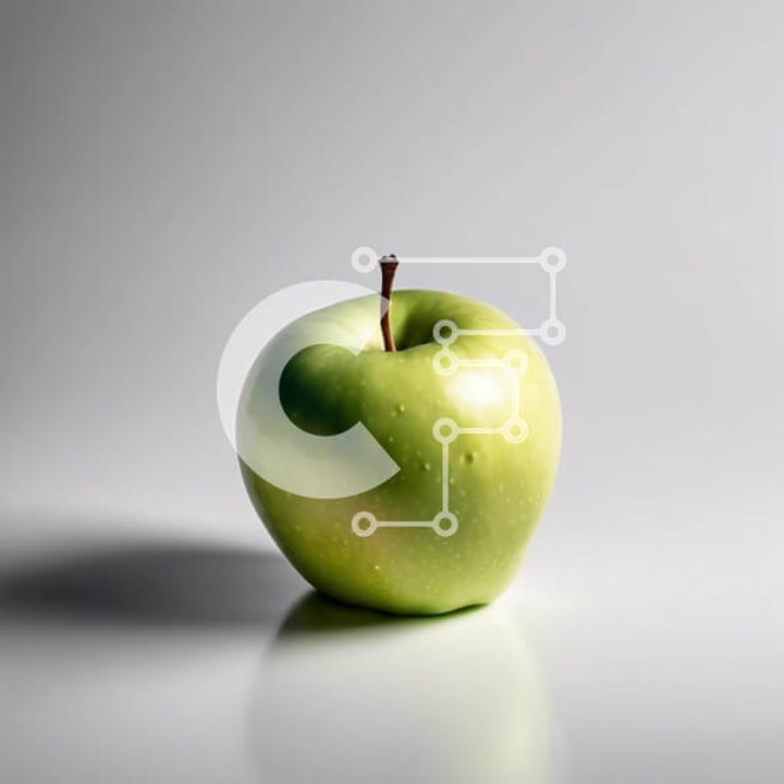 Puzzle din lemn Intrahome, 25 piese, 10x10 cm, melodia verde pe masa alba, cutie din lemn wenge