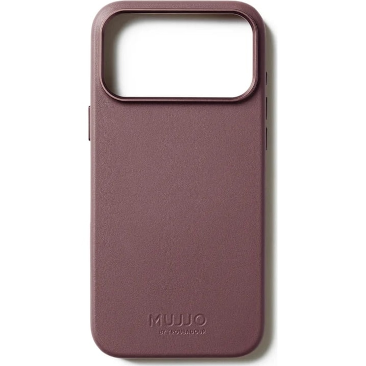 Husa, Mujjo Full Leather Case Mag pentru iPhone 17 Pro Max, Bordeaux