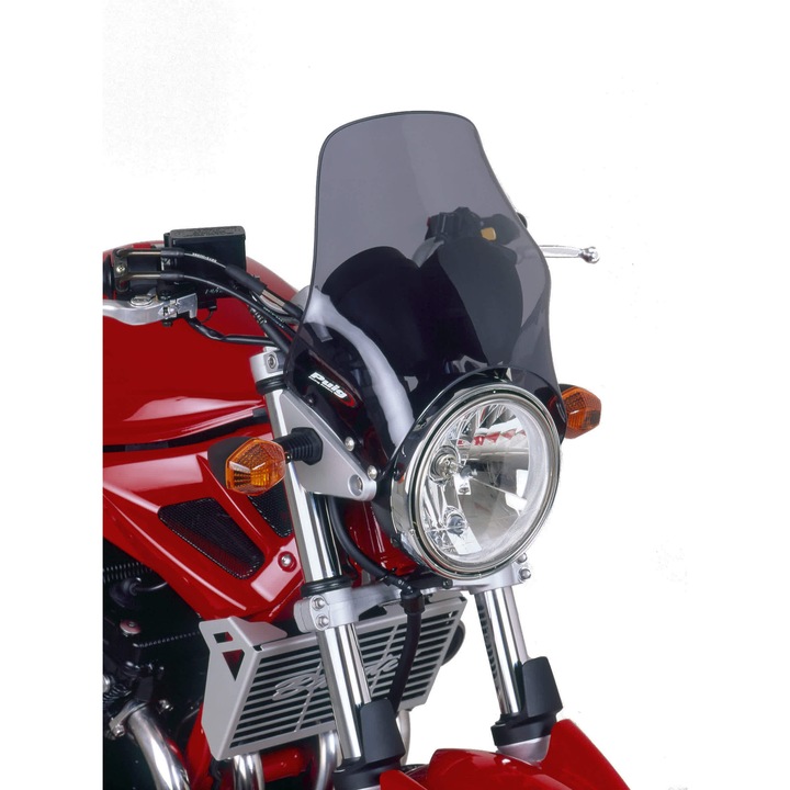 Предно стъкло PUIG, 340x320mm, аеродинамичен дизайн, устойчиво, за Suzuki