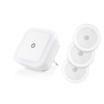 Pachet 3 buc Lampa LED Senzor Miscare cu Cadou 1 buc Lampa Veghe Bebelusi Pachet 3 buc Lampa LED Senzor Miscare cu Cadou 1 buc Lampa Veghe Bebelusi