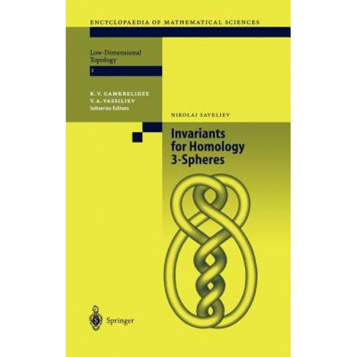 Invariants of Homology 3-Spheres, R. V. Gamkrelidze (Author)