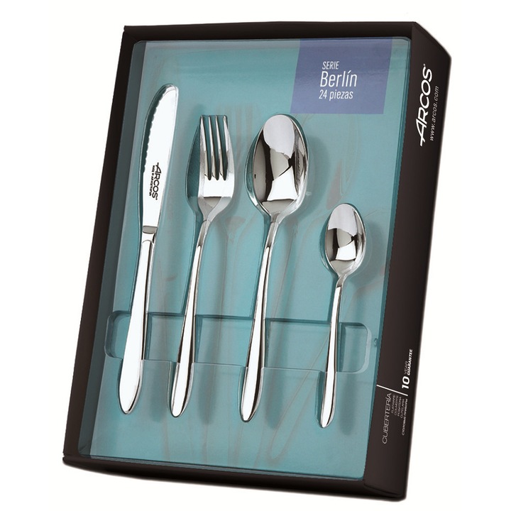Set Tacamuri Inox , ARCOS "Berlin", 24 piese