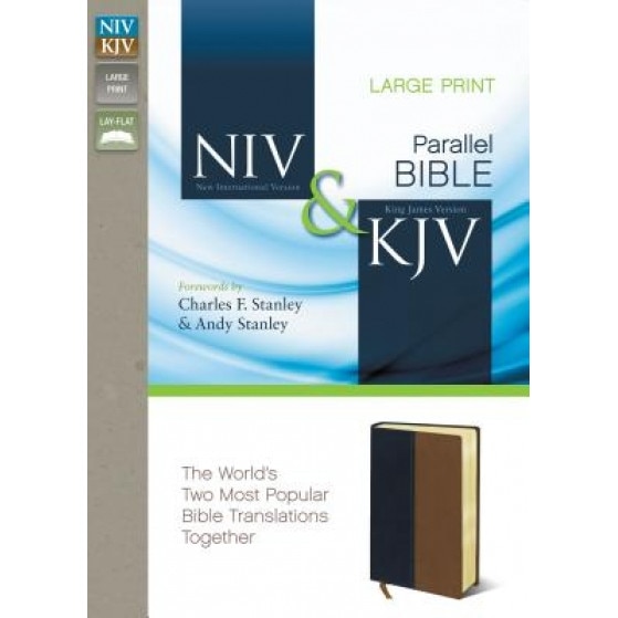 Side-By-Side Bible-PR-NIV/KJV-Large Print, Zondervan Bibles (Manufactured by)