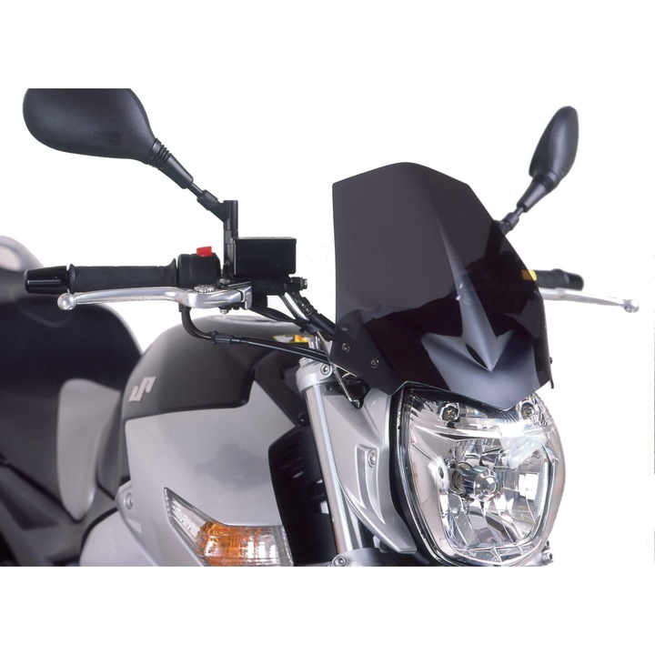 PUIG motorkerékpár szélvédő, 340x280mm, UV-álló, TUV és ABE tanúsítvánnyal, Suzuki GSR-hez