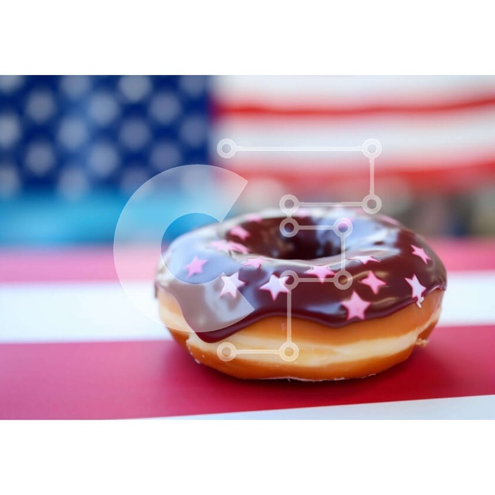 Puzzle din lemn Intrahome, ntonat sokolatas cu stele, 10x10 cm, 25 piese, cutie din lemn wenge