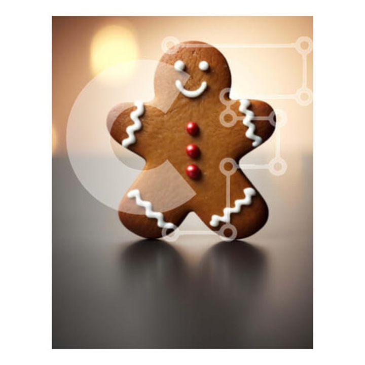 Puzzle din lemn Intrahome, Andras cu melopsom pe masa decorata, 10x10 cm, 25 piese, cutie din lemn wenge