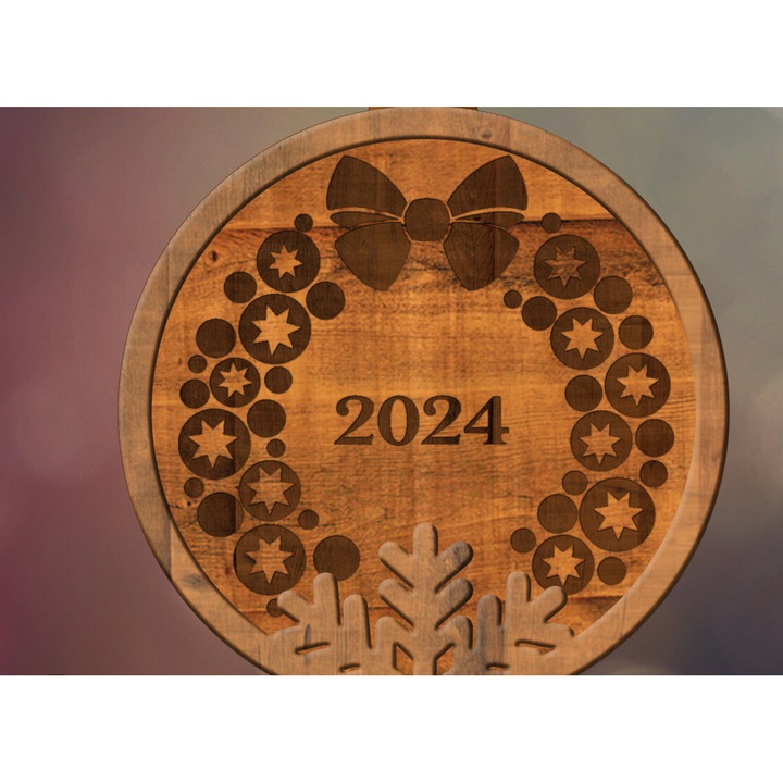 Stolidi decorativ 2024, Intrahome, plywood 3mm-4mm, 4x4 cm, pentru decorare si proiecte DIY