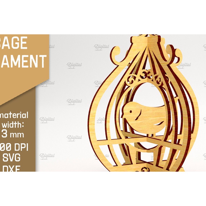 Stolidi tridimensionale din plywood, Intrahome, 8x8 cm, set pentru decorare si proiecte DIY