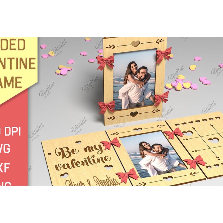 Rame foto clasice, Plaisio Agiou Balentinou, 3 opseon, 20x30 cm, din plywood 3mm-4mm, set