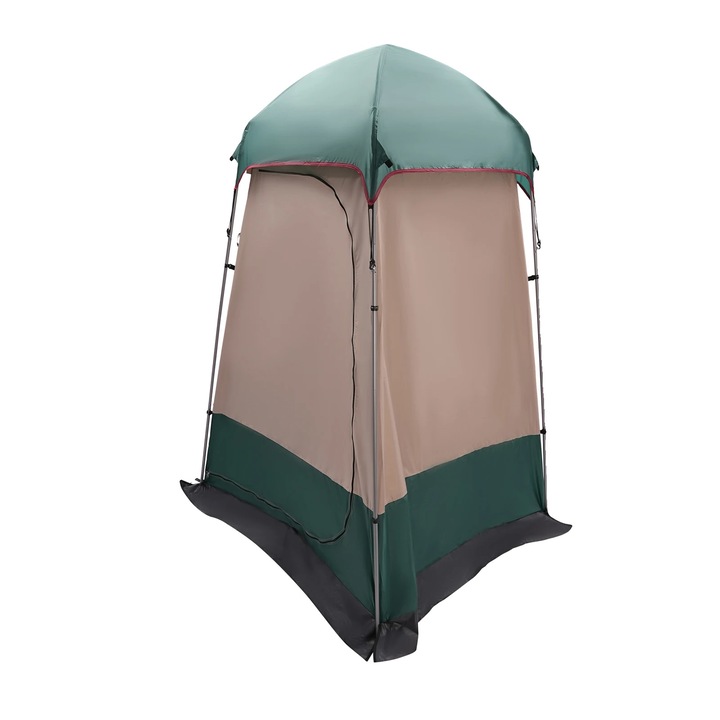 Cort de dus pentru intimitate, camera de schimbat portabila, adapost exterior, verde inchis, 63x63x94.5in
