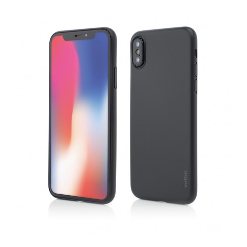 Husa Air iPhone X - Matte Black - Ultra Thin 0,3mm