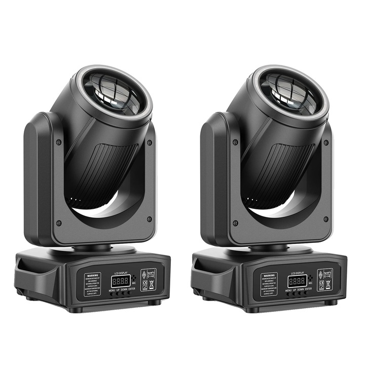 Lumina mobila, efecte RGB, control dinamic, neagra, 23x17x35cm