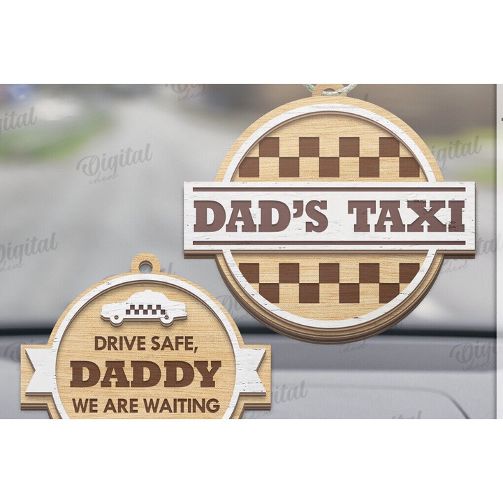 Accesorii decorative, Intrahome, gouri autokinetou, 4x4cm, din plywood 3mm-4mm, set