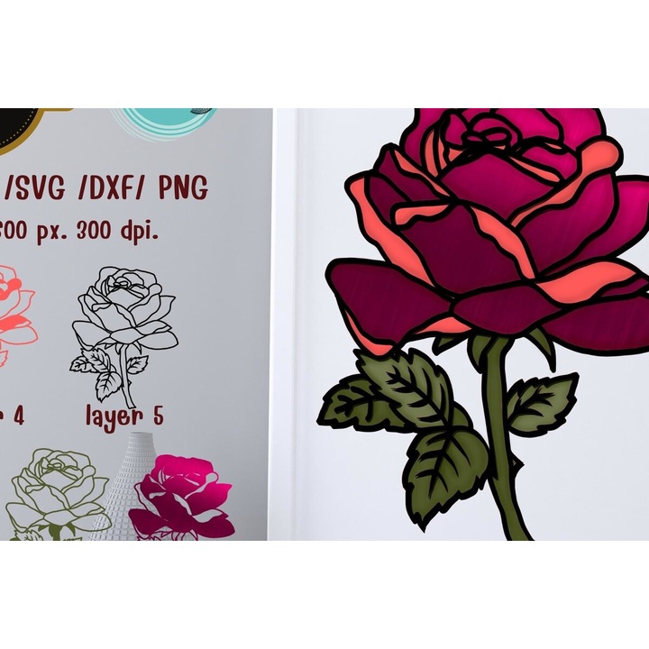 Placa lemn, Intrahome, trisdiastat triantaphyllo, 10x12 cm, din plywood 3mm-4mm, pentru decoratiuni si proiecte DIY