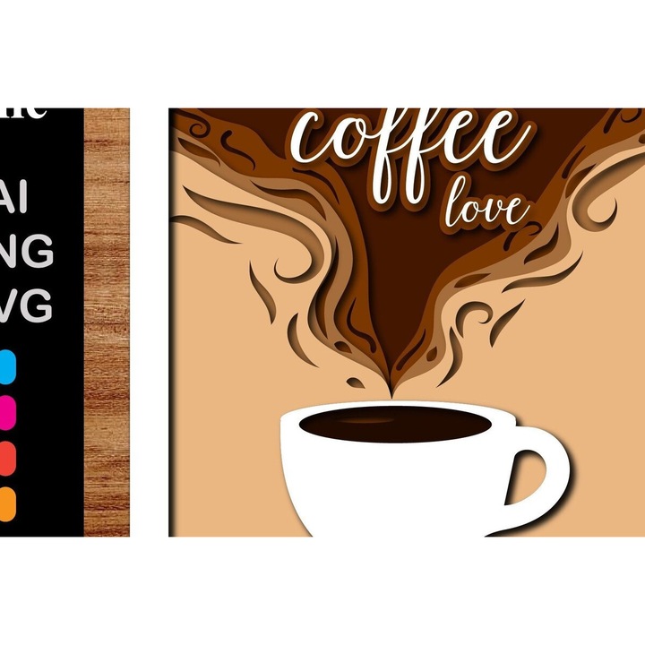 Panou decorativ 3D din plywood Intrahome, 15x15 cm, pentru decorare si proiecte DIY, culoare naturala