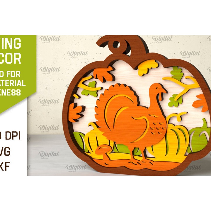 Decoratiune din lemn, Intrahome, taiere tridimensionala, 15x15 cm, pentru Ziua Euharistiei