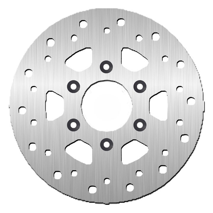 Спирачен диск NG, дясна страна, 6 отвора по 6.5 мм, 200x57 мм, 3.5 мм дебелина, за MOTOR HISPANIA