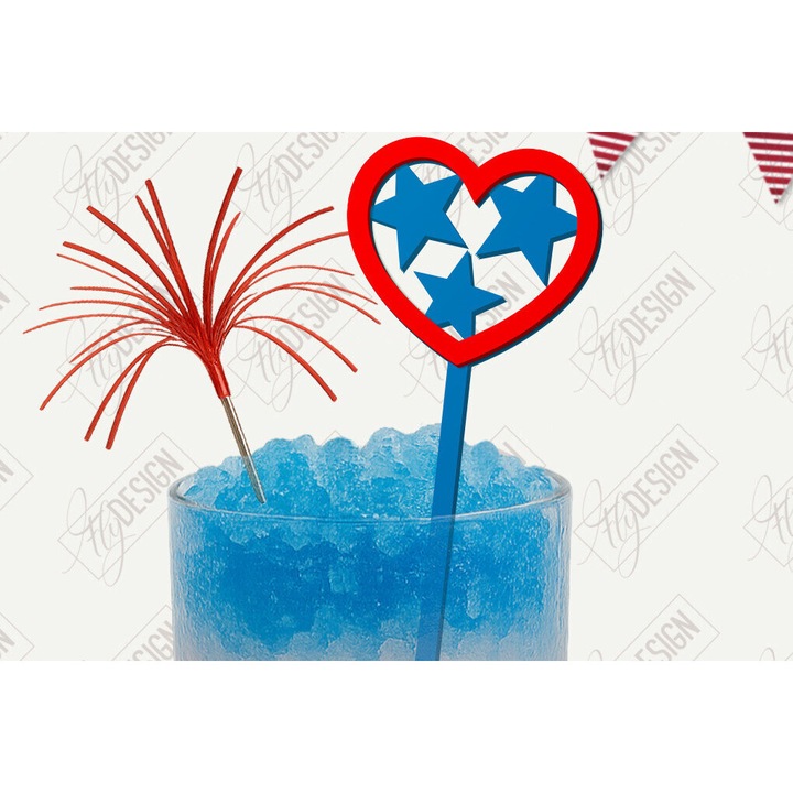 Set 4 bete de amestec pentru bauturi, Intrahome, din plywood, 15x15 cm, design geometric