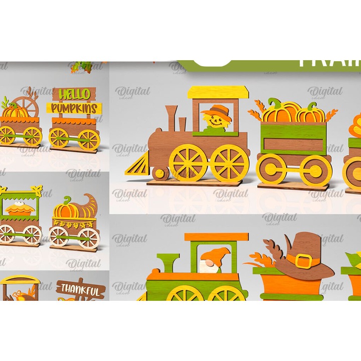 Pachet taieturi tridimensionale din lemn, Intrahome, pentru Ziua Euharistiei, 30x20cm, 3mm-4mm grosime