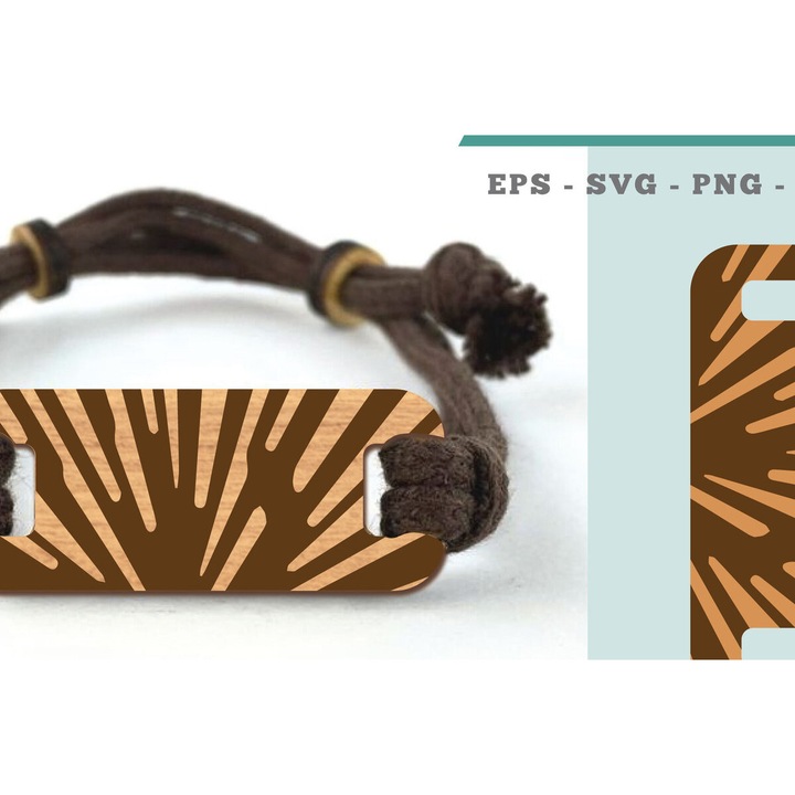 Motiv brachioli din lemn, Intrahome, 5x5 cm, pentru decorare si proiecte DIY, 3mm-4mm