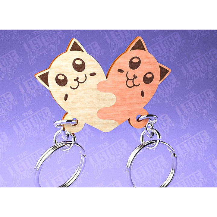 Breloc Mprelok Zeugari Zoon, 6x6 cm, din plywood 3mm-4mm, pentru decorare si proiecte DIY