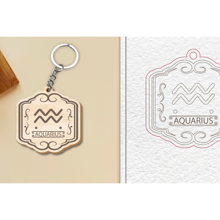 Tocator de bucatarie, Intrahome, cu mprelok, 6x6 cm, din plywood 3mm-4mm, pentru decoratiuni si proiecte DIY