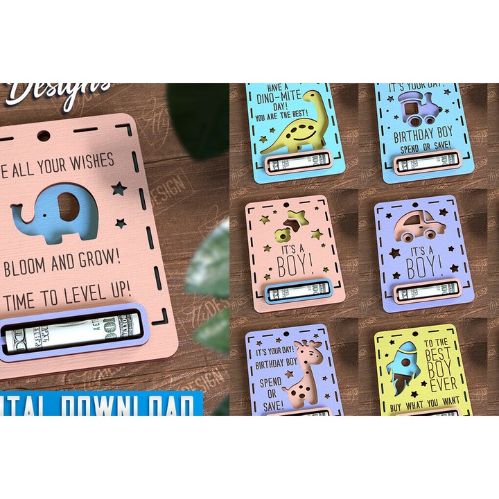 Pachet carton pentru decupaje, Intrahome, 10x20 cm, din plywood 3mm-4mm, ideal pentru proiecte DIY