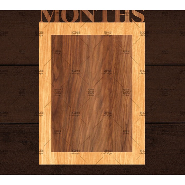 Rame foto clasice, Intrahome, 5x7 cm, din plywood, set de 2 bucati