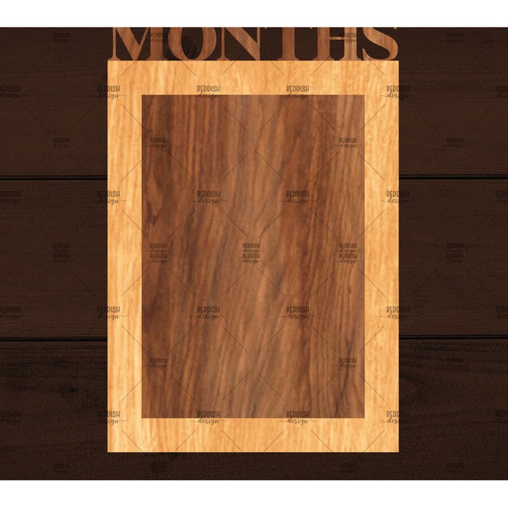 Rame foto clasice, Intrahome, 5x7 cm, din plywood, set de 2 bucati