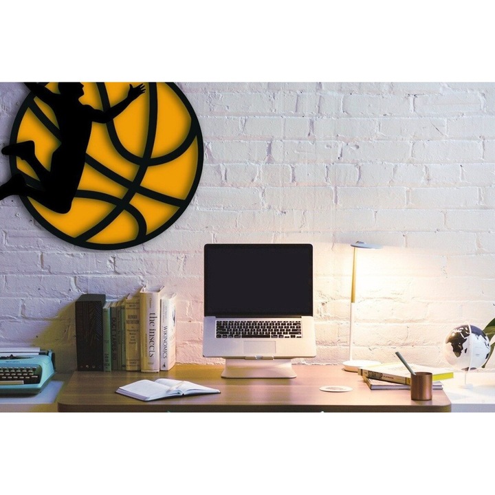 Cutie depozitare Mpasket 3D Layered, Intrahome, 6x6 cm, din plywood 3mm-4mm, pentru decoratiuni si proiecte DIY