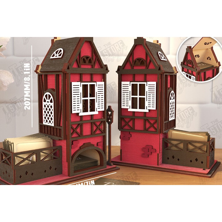 Kope Bauarikou Tsagiou, Intrahome, 15x15 cm, Plywood 3mm-4mm, Diakosmese Spitiou