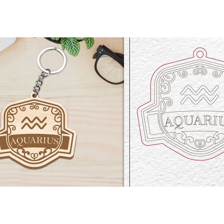 Tocator de bucatarie, Intrahome, cu mprelok, 6x6 cm, din plywood 3mm-4mm, pentru decoratiuni si proiecte DIY