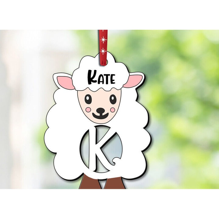 Cos cu eticheta din lemn, Intrahome, 8x8 cm, pentru decoratiuni si proiecte DIY