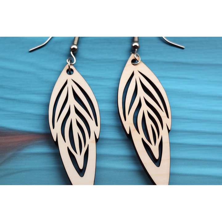 Skoulariki Boho din lemn, Intrahome, 3x3 cm, din plywood 3mm-4mm, pentru decoratiuni si proiecte DIY