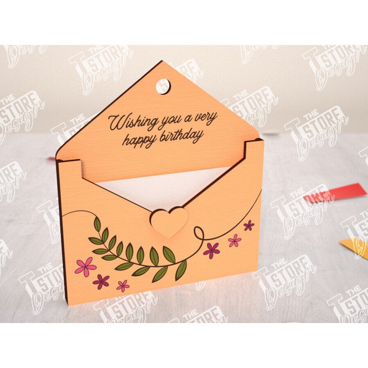 Phakelos genethlion, Intrahome, 15x15 cm, din plywood 3mm-4mm, pentru diakosmesi si proiecte DIY