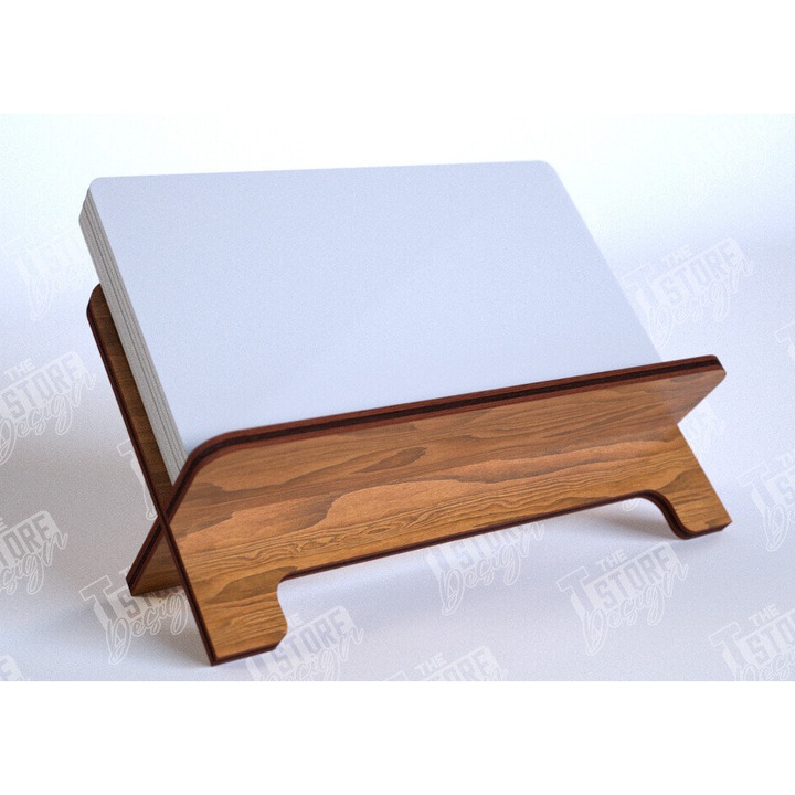 Suport documente, Intrahome, Katochos epangelmatikes kartas, 15x15 cm, plywood 3mm-4mm, design pattern