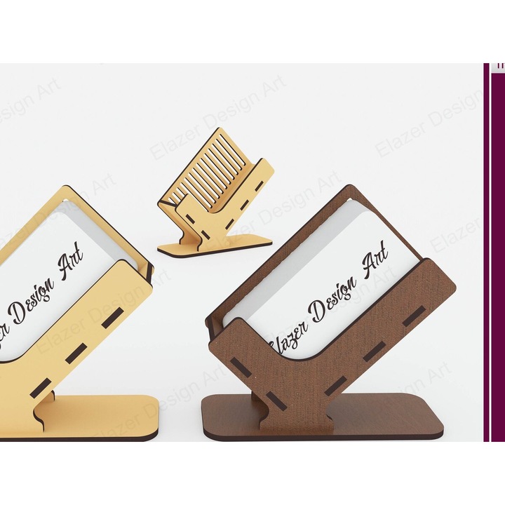 Suport documente, Intrahome, baza din lemn plywood 3mm-4mm, dimensiuni 15x15 cm, design pentru decupare