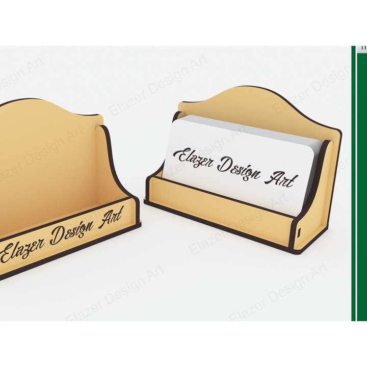 Suport documente, Intrahome, baza epangelmatikes kartas, 15x15 cm, din plywood 3mm-4mm, pentru decupare cu plotter