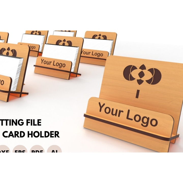 Suport documente, Intrahome, baza din plywood 3mm-4mm, 15x15 cm, design pattern