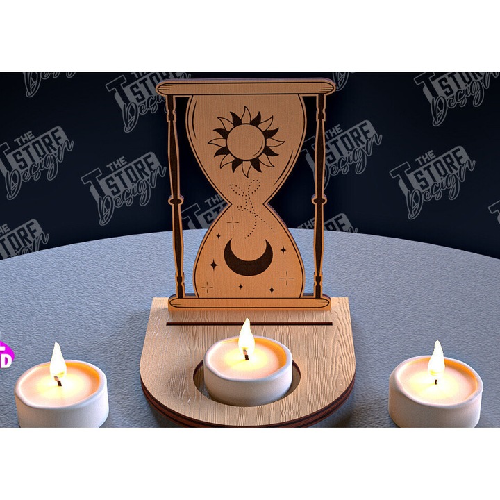 Schelet de hartie Taro, Intrahome, 30x20 cm, din plywood 3mm-4mm, pentru decoratiuni si proiecte DIY