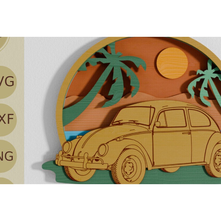 Tablou decorativ Intrahome, 40x40 cm, din plywood, ideal pentru decorare si proiecte DIY