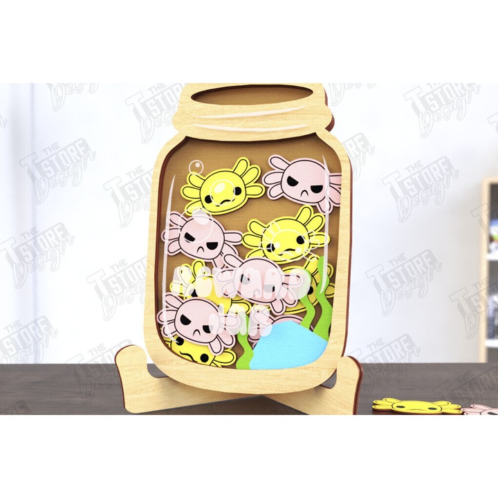 Decoratiuni din lemn, Intrahome, epibrabeuse pentru copii, 15x15 cm, set din plywood 3mm-4mm