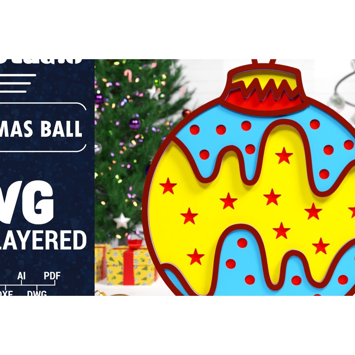 Panza de Craciun din plywood 3mm-4mm, Intrahome, 1500x1500cm, pentru decoratiuni si proiecte DIY